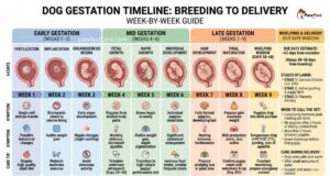 Dog Gestation Timeline Chart