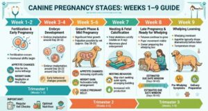 Dog Pregnancy Timeline Chart – Stages, Symptoms, and Due Date Guide