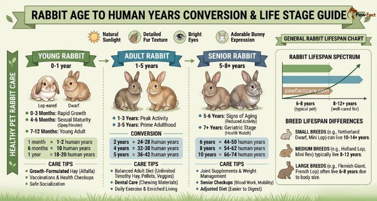 Rabbit Age Calculator – Bunny Age in Human Years Calculator