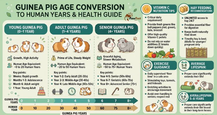 Guinea Pig Age Calculator – Guinea Pig Years to Human Years