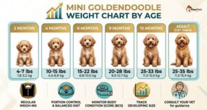 Mini Goldendoodle Weight Chart by Age