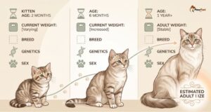 Cat Growth Stages & Adult Size Factors