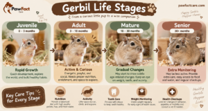 Gerbil Life Stages – Juvenile, Adult, Mature & Senior