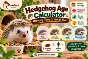 Hedgehog Age Calculator - Hedgehog Years to Human Years