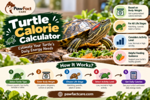 Turtle Calorie Calculator Infographic